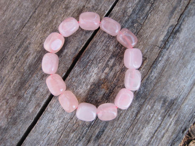 Rose Quartz Bracelets stone of unconditional love 2004